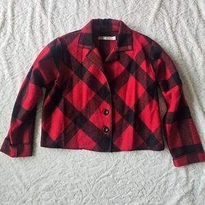 Cameleon 100% Buffalo Crop Wool Jacket